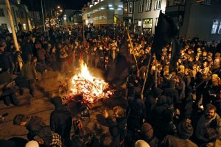 Protest by the National Theater