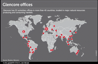 Glencore World-Map