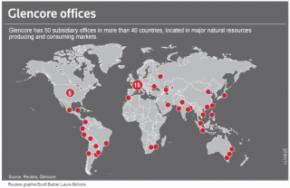 Glencore World-Map