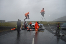 Tripods used for the first time in Icelandic history