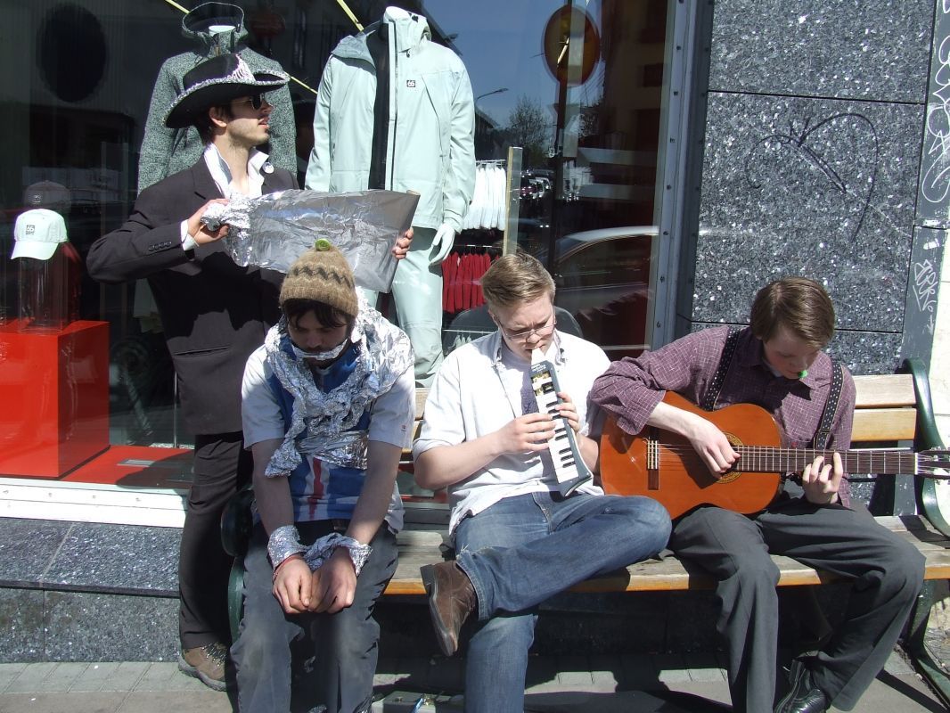 Iceland chased around Reykjavik by Heavy Industry and Death