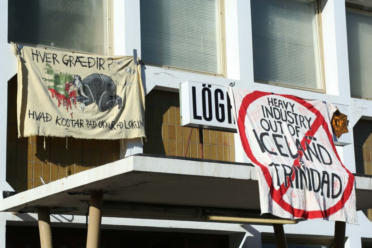 Police station banners