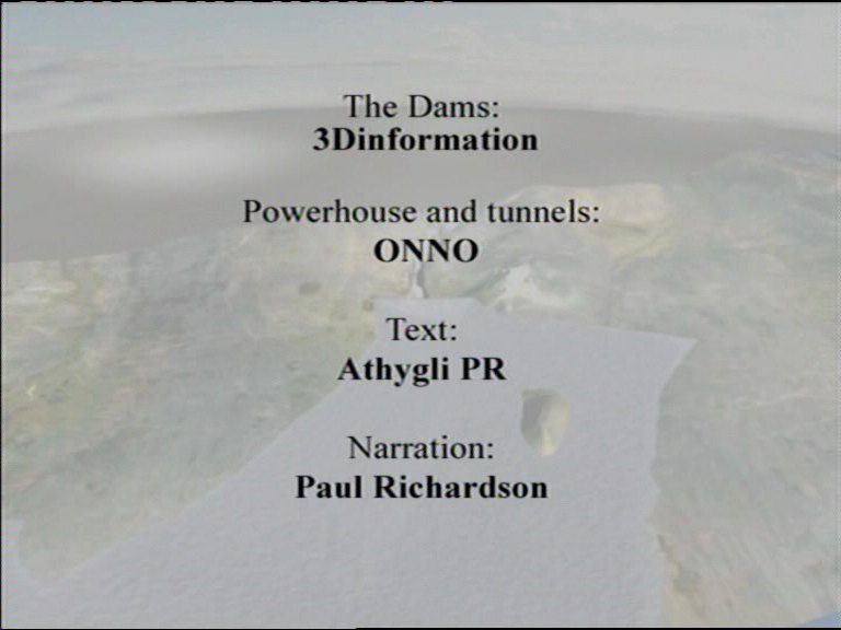 Karahnjukar LV film credits