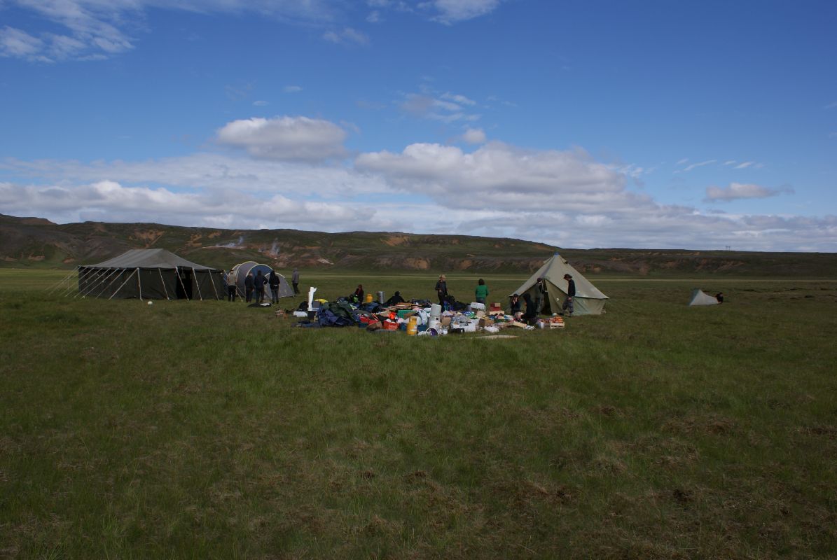 Camp 2008 Hellisheidi Setup