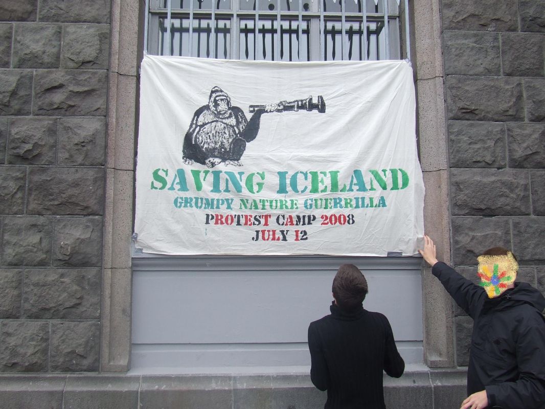 Anouncement of the Saving Iceland Action camp