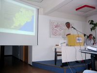 Samarendra is showing the link between forest destruction and bauxite mining