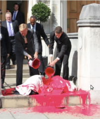 Vedanta AGM Protest 2012: Blood Spilled on a Woman