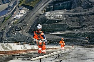 Workers at Kárahnjúkar