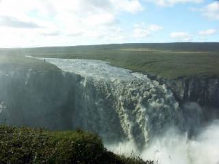 Töfrafoss, nú horfinn undir Hálslón