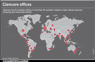 Glencore World-Map