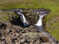 River running through the drilling sites.