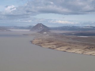 Hálslón reservoir: June 2009