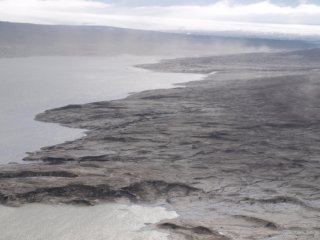 Hálslón -- Kárahnjúkar Dams' muddy reservoir