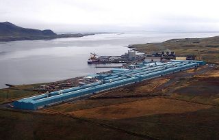 Norðurál\'s Smelter in Grundartangi, Hvalfjörður