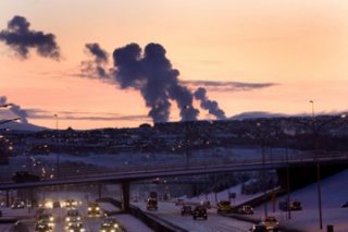 Sulphur pollution from Hellisheiði