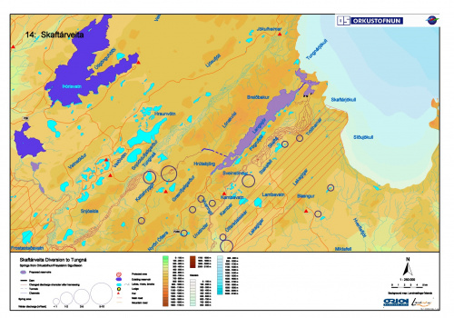 Skaftaveida / Langisjor Project Area Map