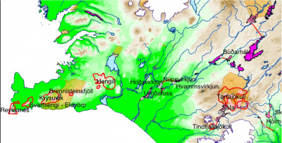 Power options in Southwest Iceland